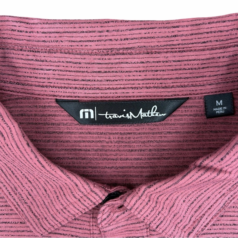 TRAVISMATHEW RIVERBANK GOLF POLO ROAN ROGUE Size Medium - Picture 7 of 12